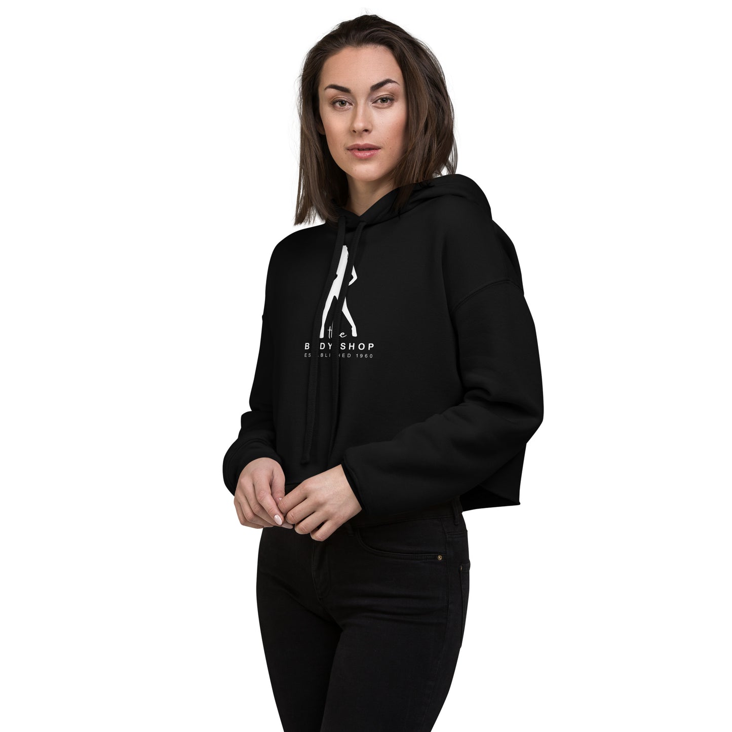 NEW Logo Crop Hoodie