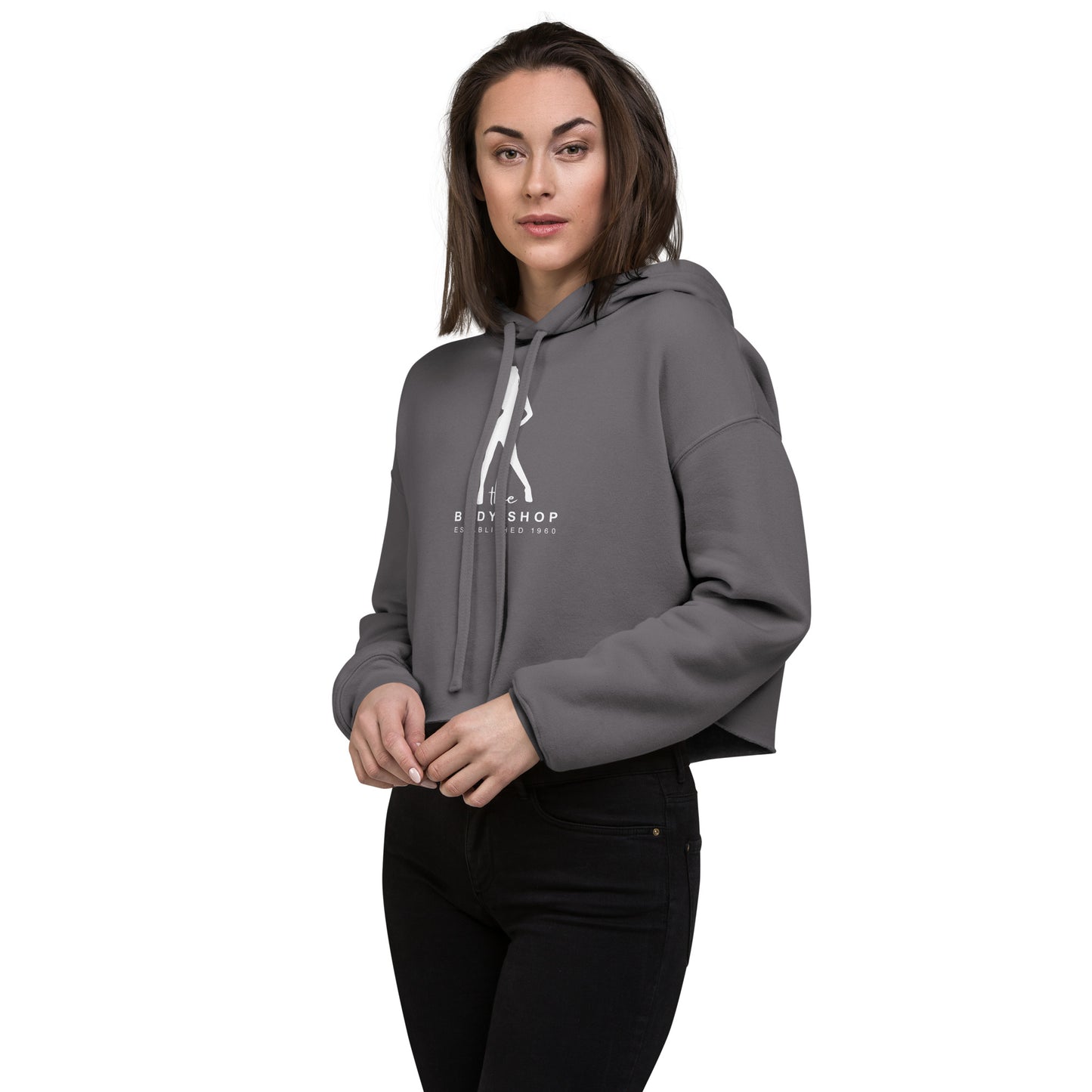 NEW Logo Crop Hoodie